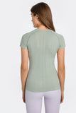 Millennia Round Neck Short Sleeve Active T-Shirt 
