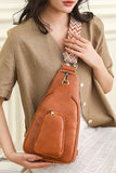 Adored Take A Trip PU Leather Sling Bag 