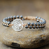 Alloy Natural Stone Braided Bracelet Accessories
