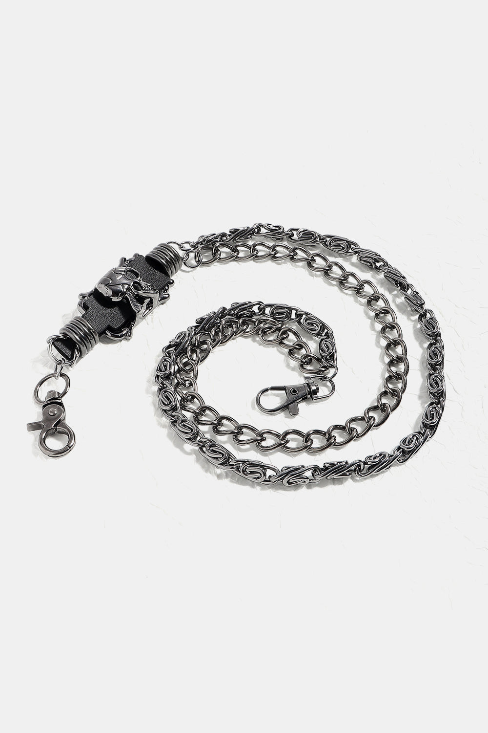 Double Layer Alloy Chain Belt 