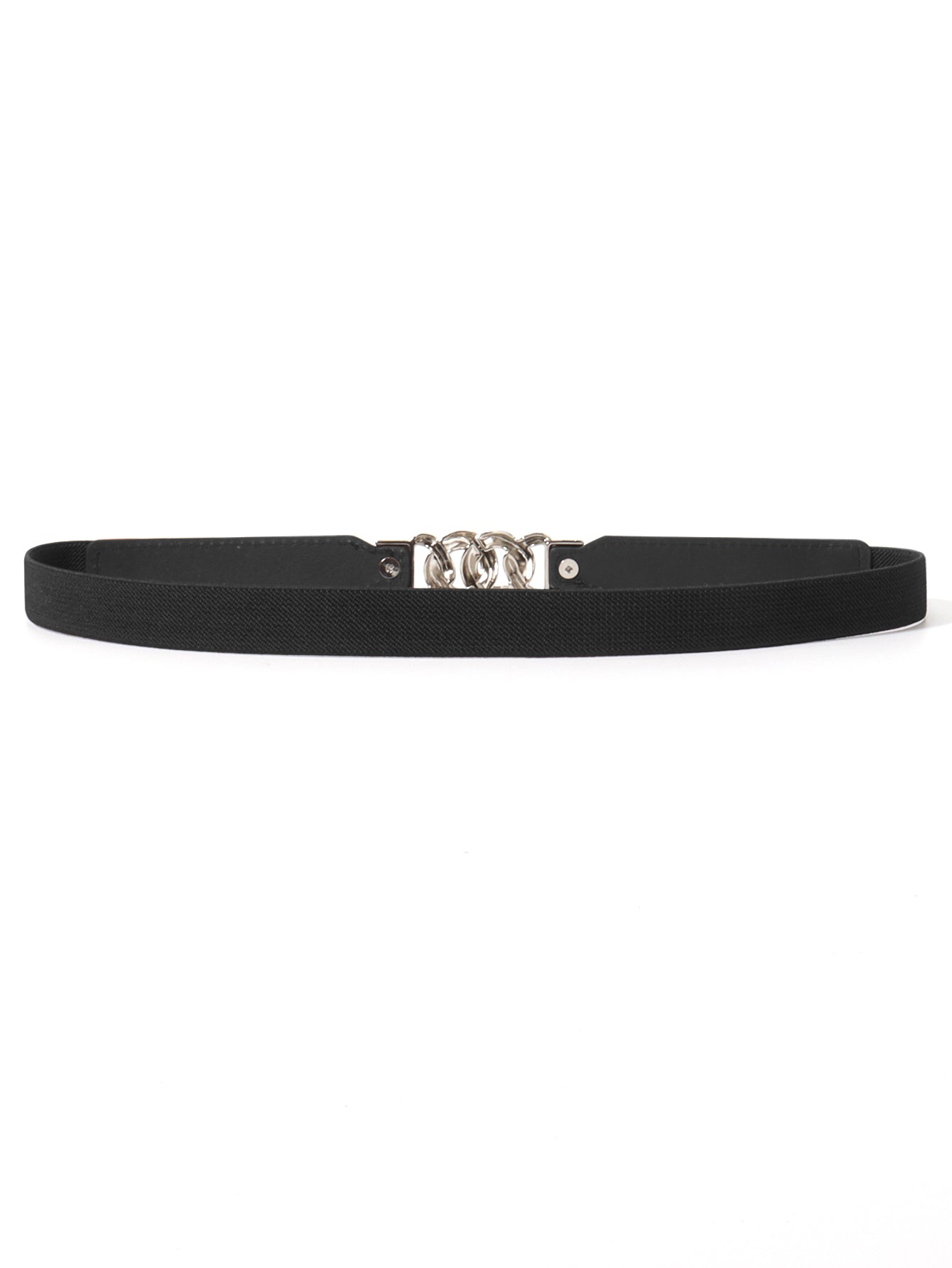Zinc Alloy Buckle Elastic PU Belt 