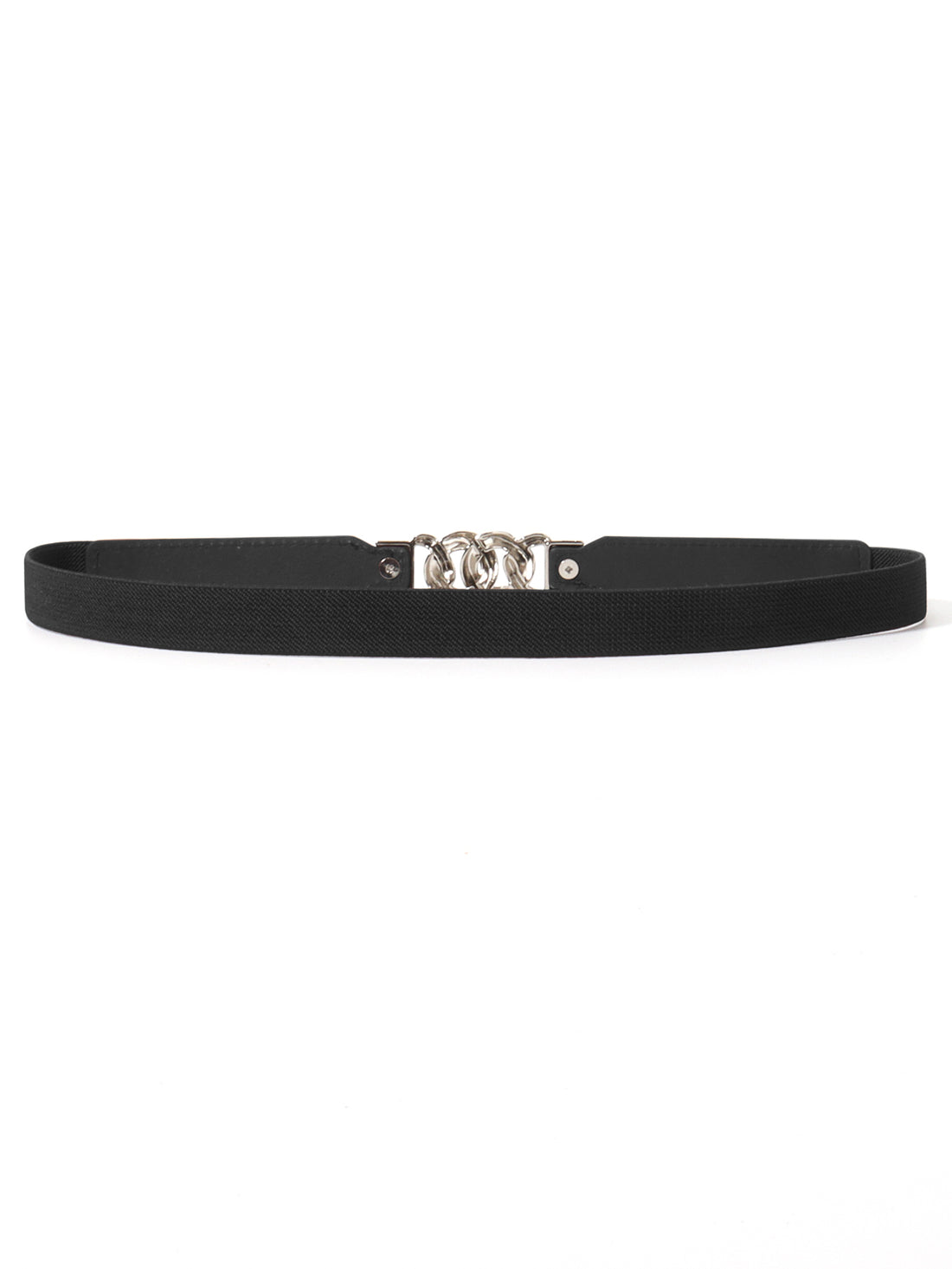 Zinc Alloy Buckle Elastic PU Belt 