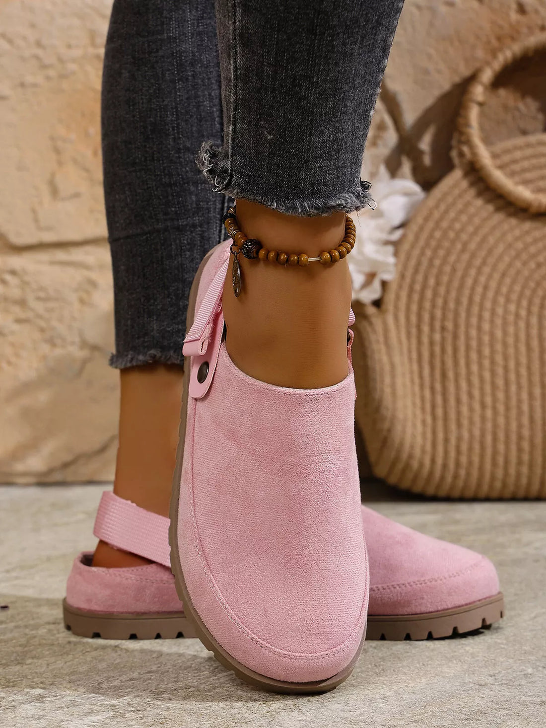 Round Toe Flats Slip-Ons 