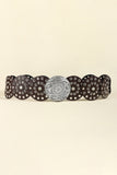 Vintage PU Leather Wide Belt 