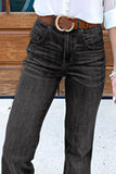 Full Size Flare Jeans with Pockets Plus Size 
