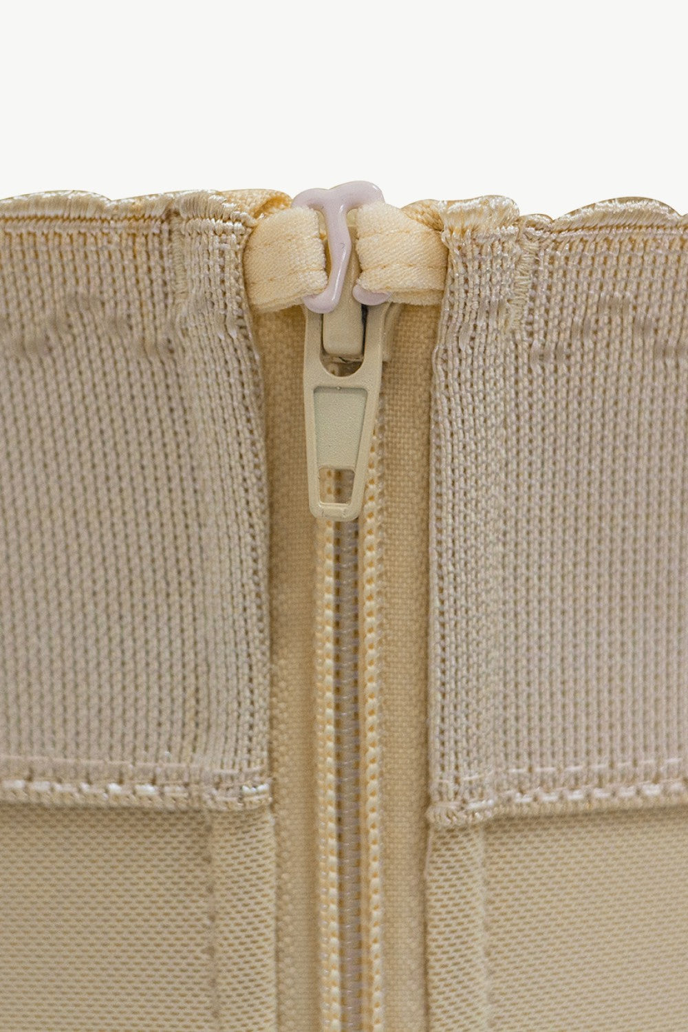 Full Size Zip Up Under-Bust Shaping Bodysuit 