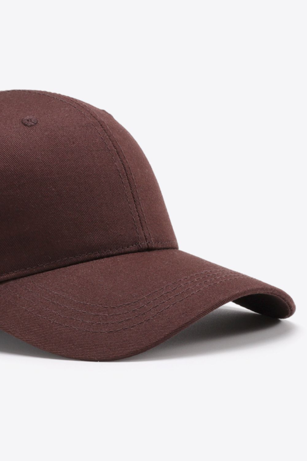 Plain Adjustable Cotton Baseball Cap 