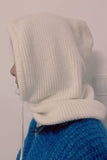 Drawstring Solid Color Thermal Knit Hat 