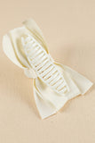 Black Bow Decor Large Hair Claw Clip Accessories/Headwear