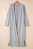 Open Front Long Sleeve Cardigan and Pants Lounge Set Lingerie & Nightwear