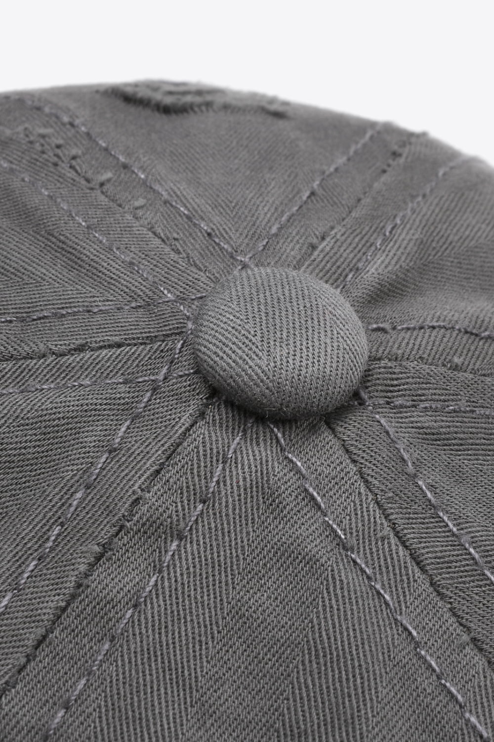 Distressed Adjustable Baseball Cap 