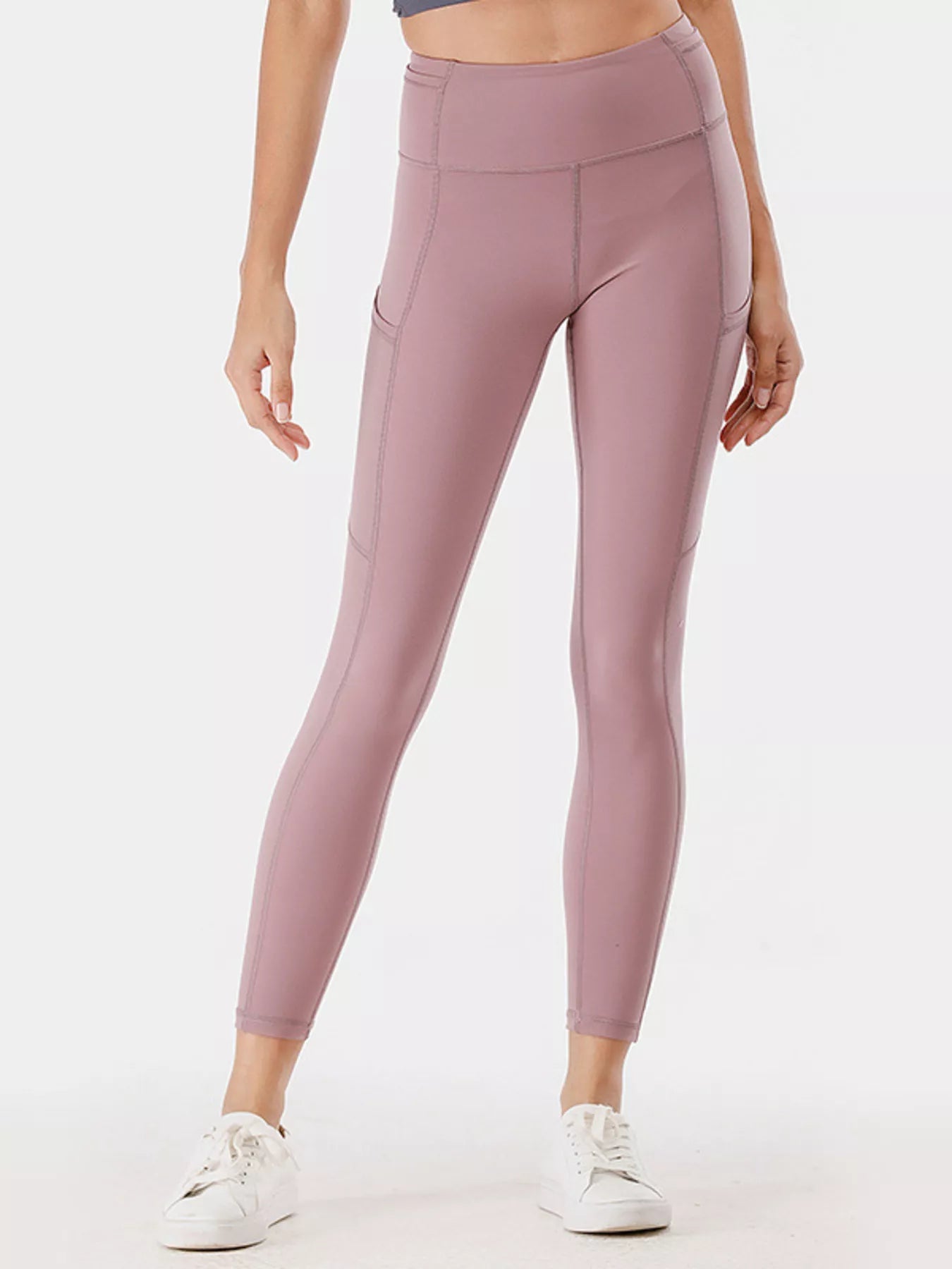 Full Size High-Waisted Active Leggings with Pockets Plus Size 