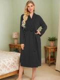 Tied Lounge Nightgown with Pockets Lingerie & Nightwear