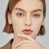 Moissanite 925 Sterling Silver Stud Earrings 