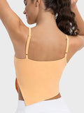 Millennia Slit Asymmetrical Neck Active Cami 