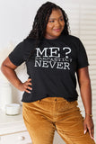 Simply Love Letter Graphic Round Neck T-Shirt 