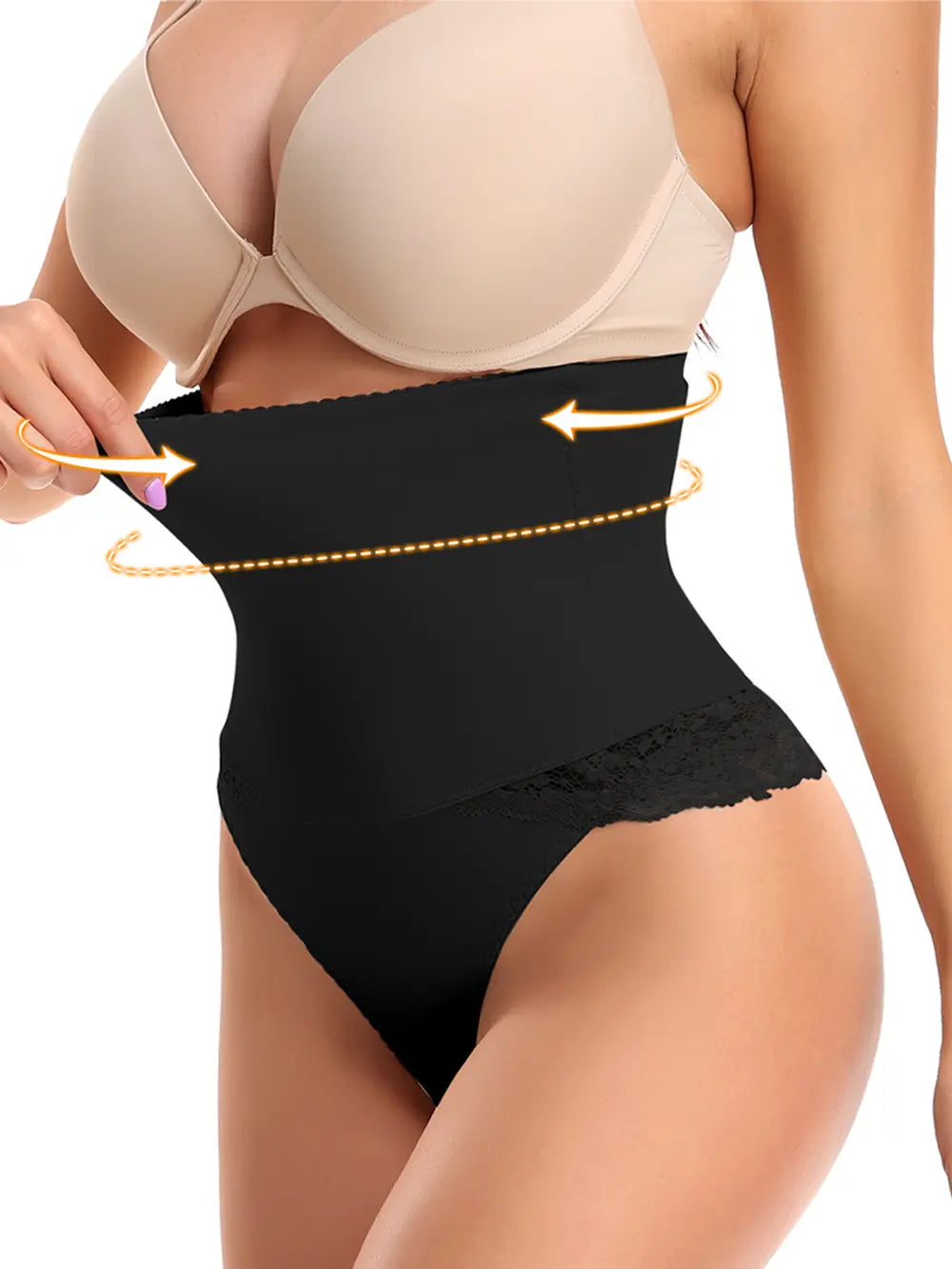 Full Size Lace Detail Shaping Shorts Lingerie & Nightwear