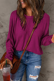 Double Take Full Size Round Neck Long Sleeve T-Shirt 