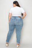 Judy Blue Full Size Cuffed Hem Slim Jeans 