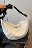 Quilted Adjustable Strap Crossbody Bag 