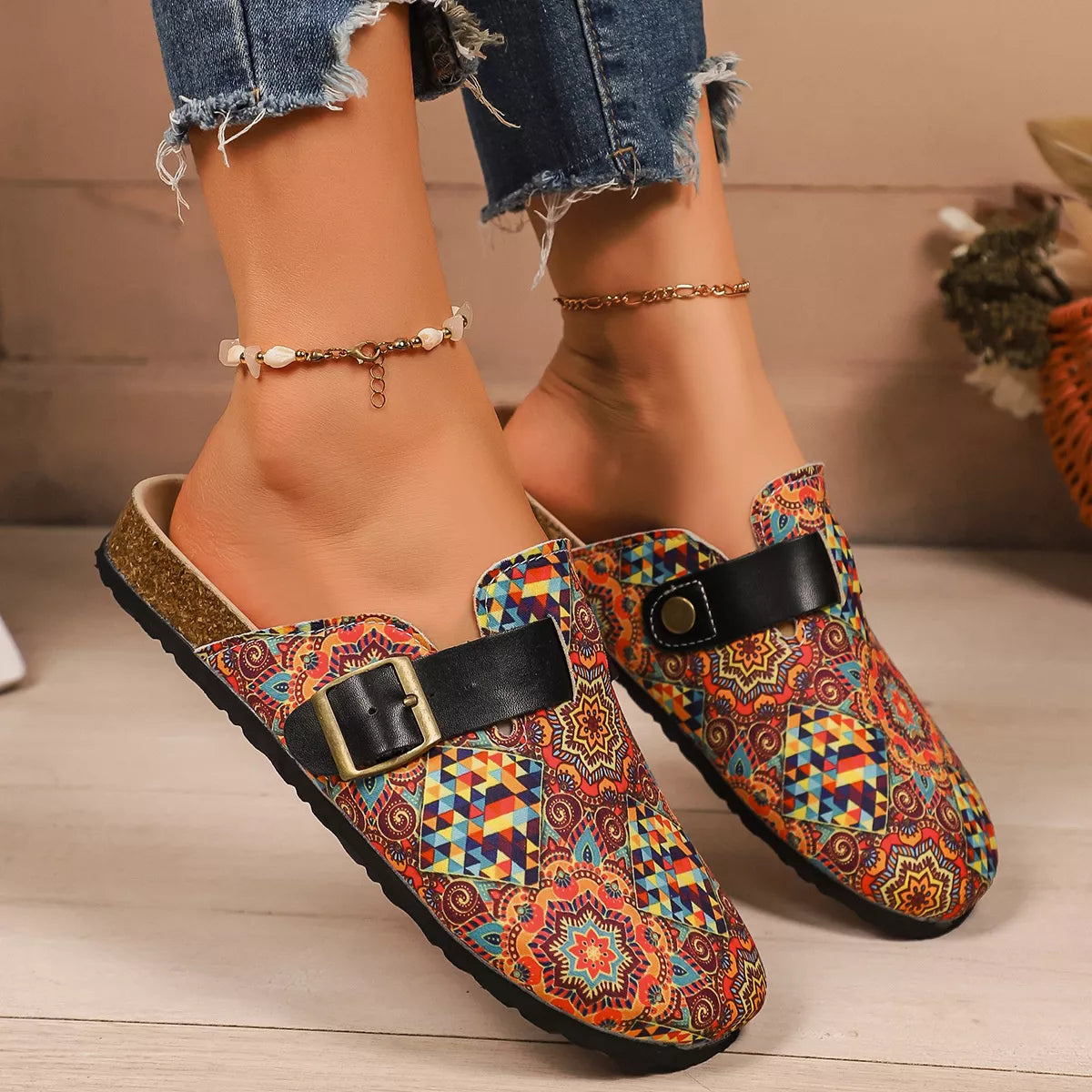 Round Toe Flats Slip-Ons 