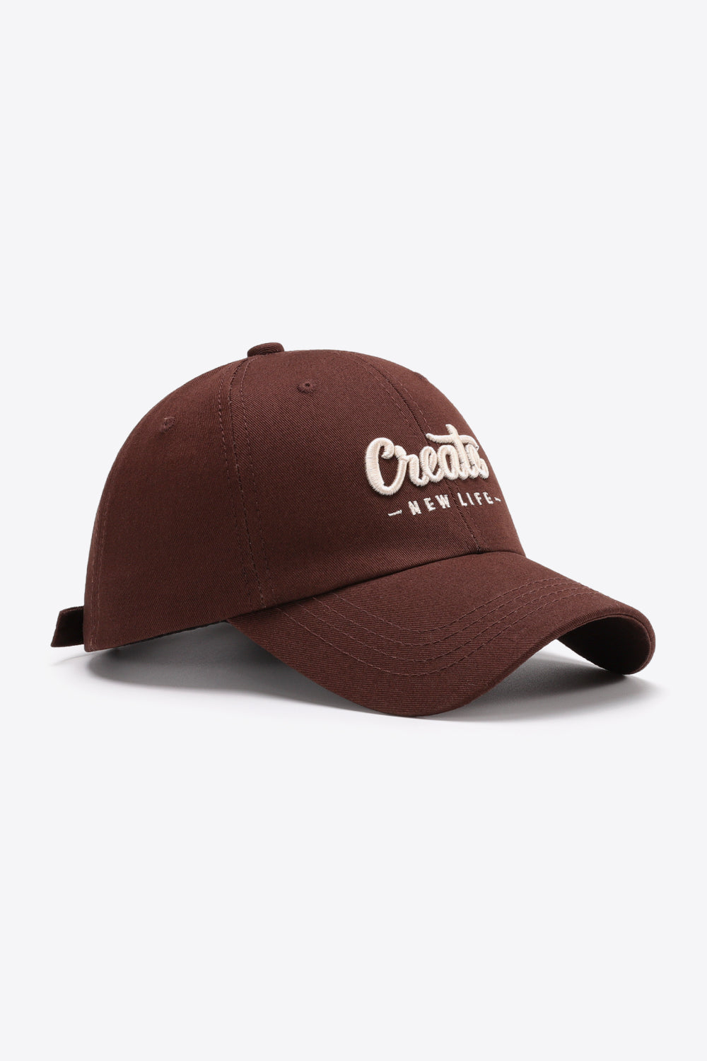 CREATE NEW LIFE Adjustable Cotton Baseball Cap 