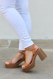 Weeboo Feel It Platform Heel Sandals 