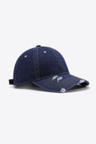 Distressed Adjustable Baseball Cap 