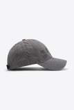 Distressed Adjustable Baseball Cap 