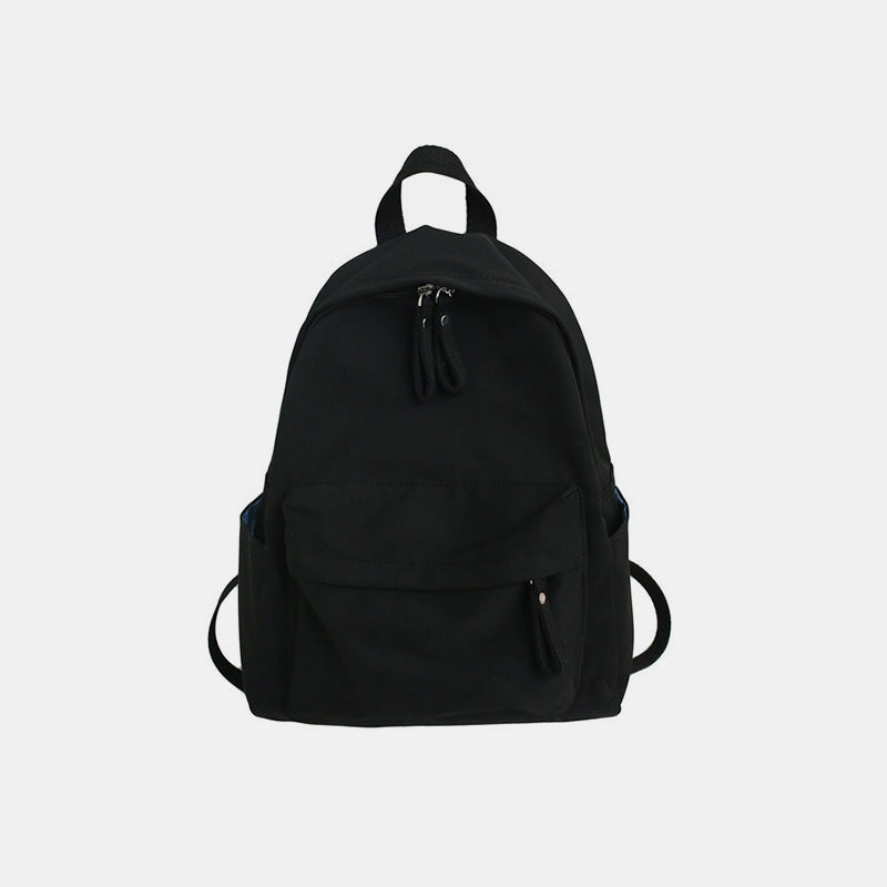 Zip Cotton Backpack Bag 