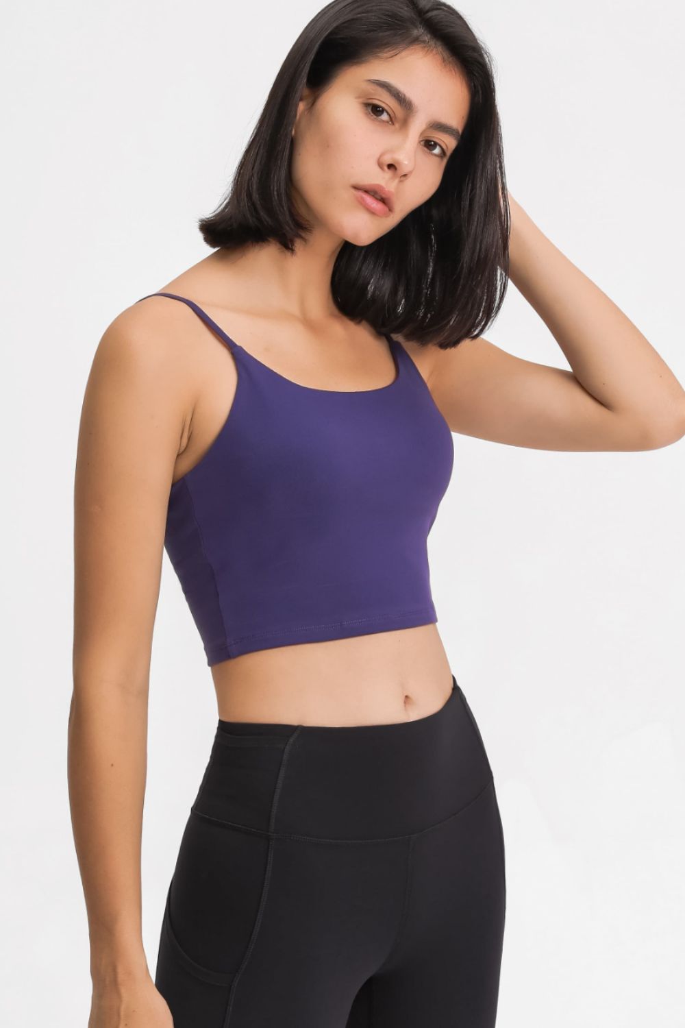 Millennia Feel Like Skin Scoop Neck Sports Cami 