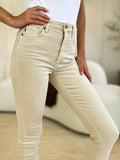 Judy Blue Full Size Garment Dyed Tummy Control Skinny Jeans 