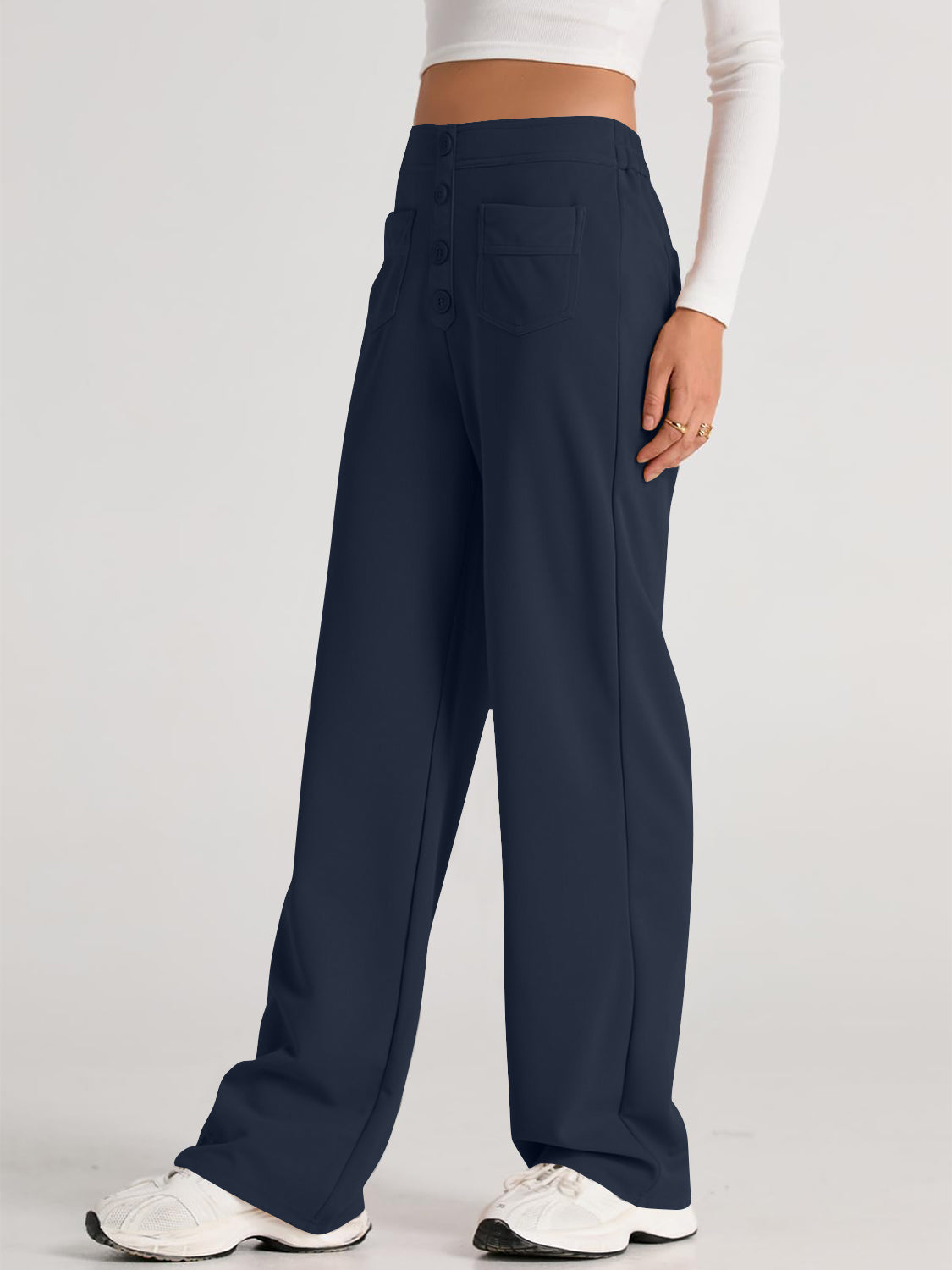 High Waist Wide Leg Pants Pants