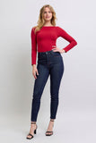 Judy Blue Full Size Heart Shaped Back Pockets Skinny Jeans 