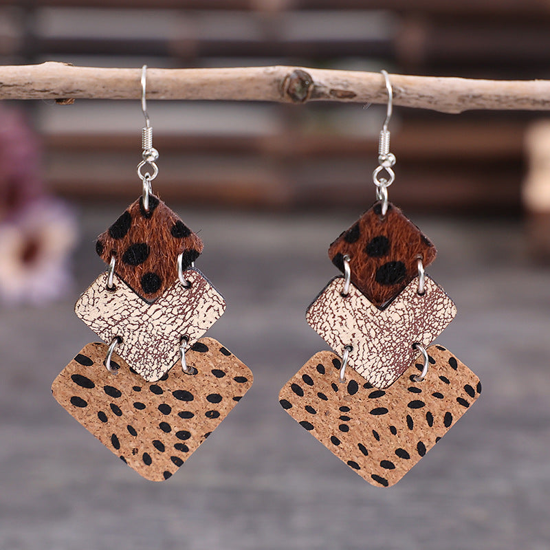 Alloy Drop Earrings 