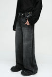 Wide Leg Jeans with Pockets 
