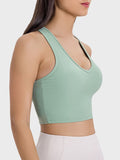 Millennia Scoop Neck Wide Strap Active Tank 