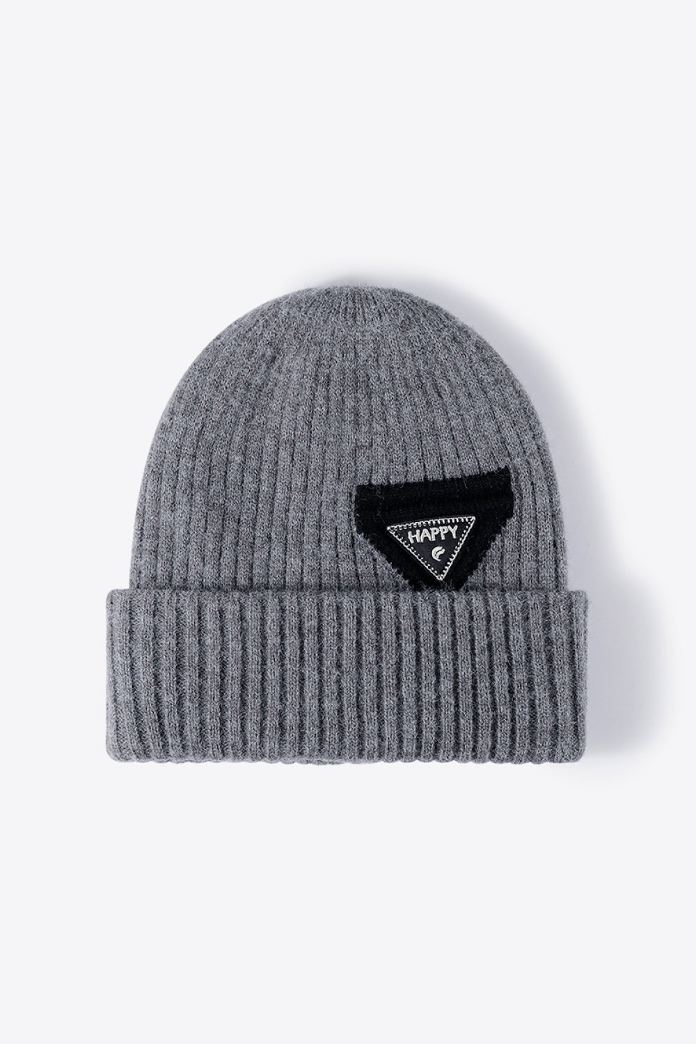 HAPPY Contrast Beanie 