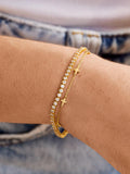 18K Gold-Plated Titanium Steel Bracelet 
