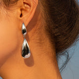 Stainless Steel Dangle Earrings 