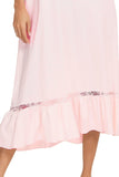 Lace Detail Short Sleeve Lounge Dress 