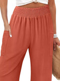 Elastic Waist Pants 