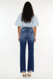 Kancan High Rise Distressed Slim Straight Jeans 