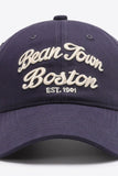Embroidered Graphic Adjustable Baseball Cap 