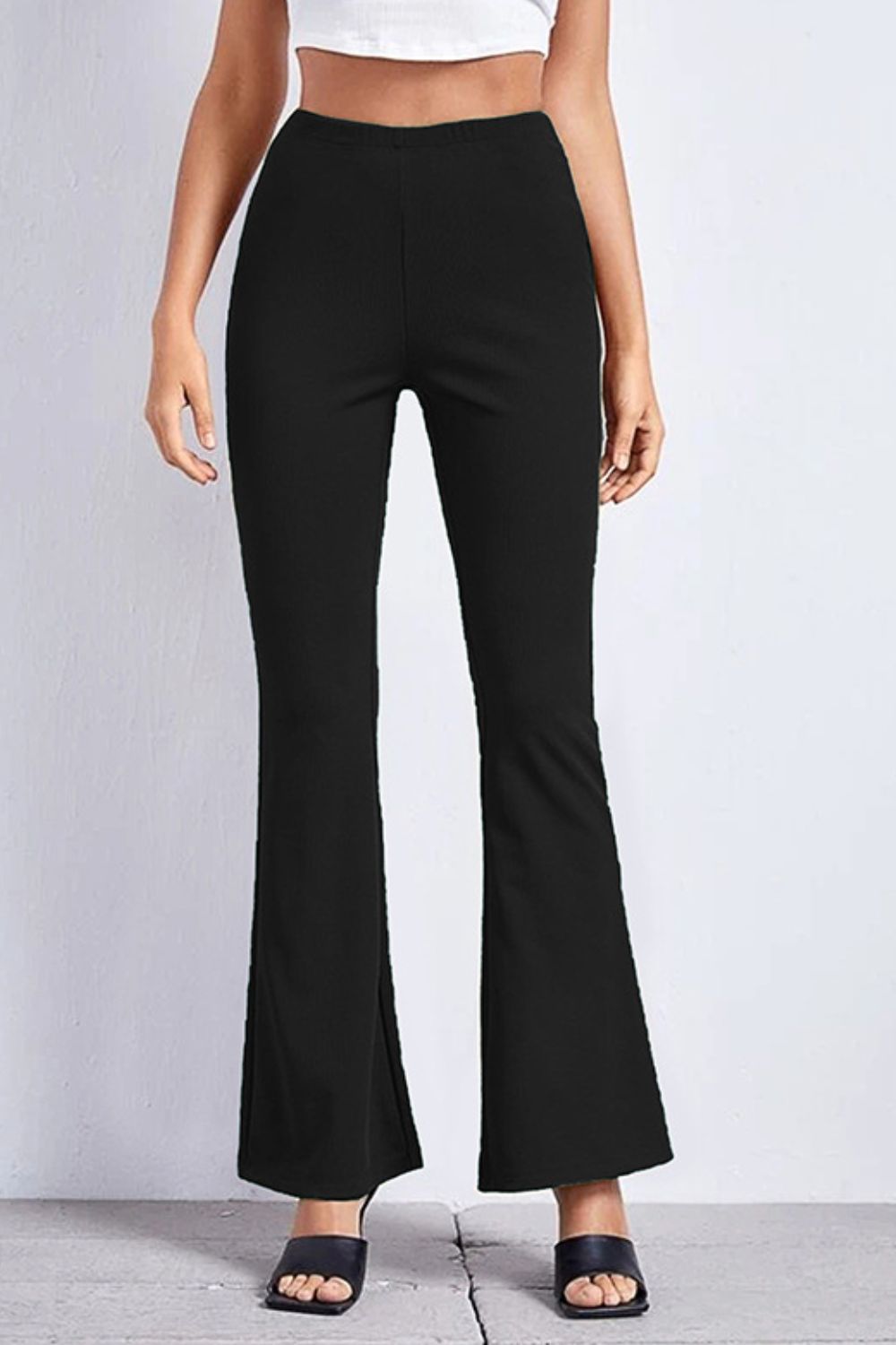 High Rise Flare Pants 