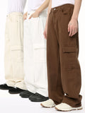 Hight Rise Wide Leg Cargo Pants 