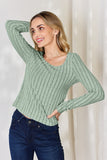 Basic Bae Full Size Ribbed Long Sleeve T-Shirt 
