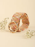Multicolored Wide Belt 