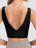 Scoop Neck Wide Strap Active Tank 