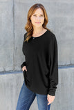 Double Take Full Size Round Neck Long Sleeve T-Shirt 